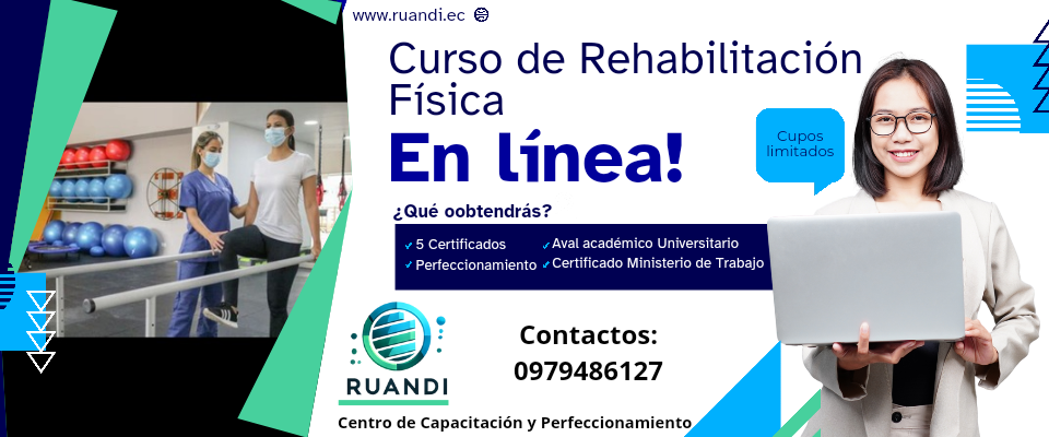 curso de rehabilitación física, fisioterapia